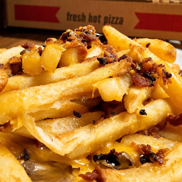 Bacon Cheddar Fries.