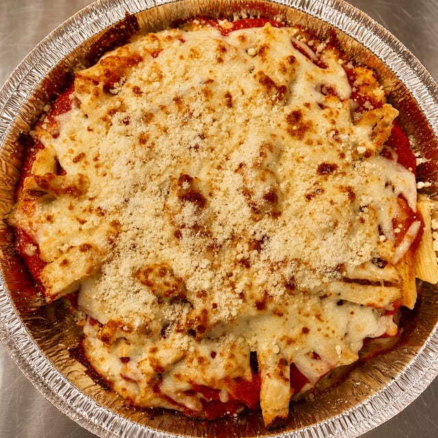 Chicken Parmesan Pasta.