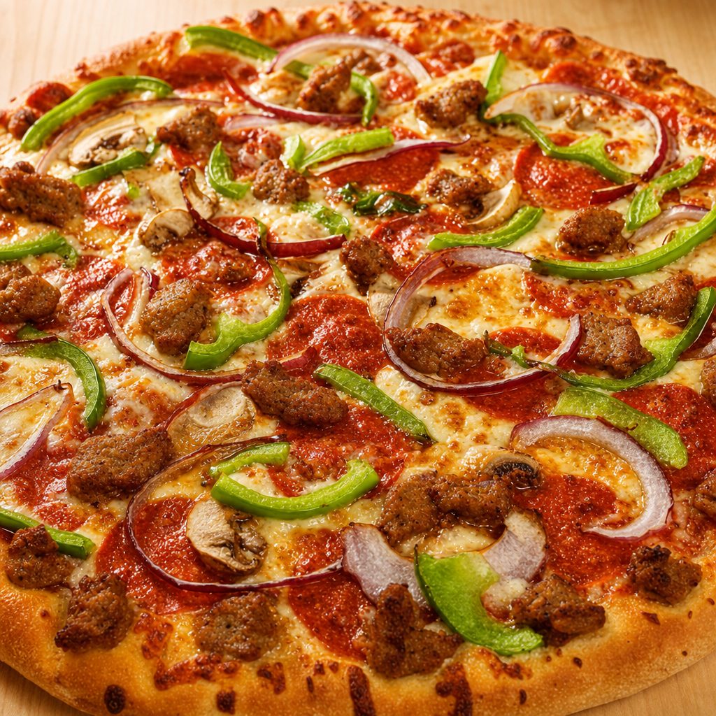 Deluxe Pizza.