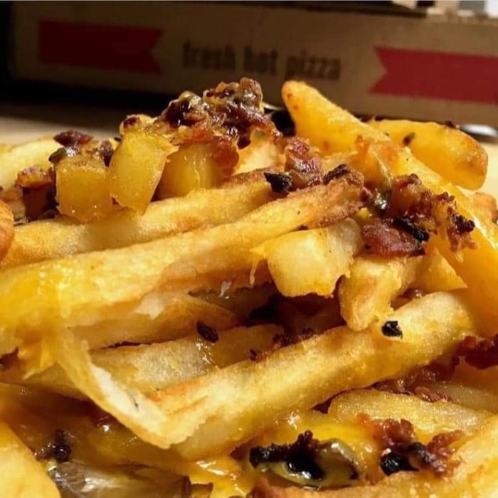 Bacon Cheddar Fries.