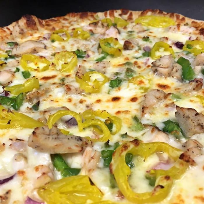 Chicken Philly Pizza.